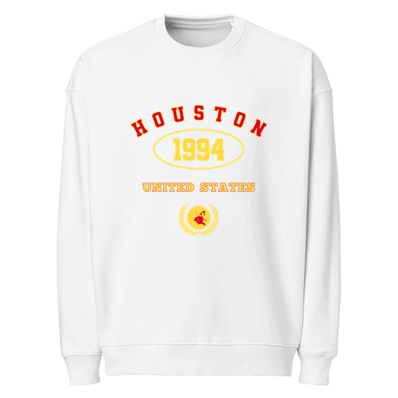 Houston Sweatshirt with University 1994 design (White)