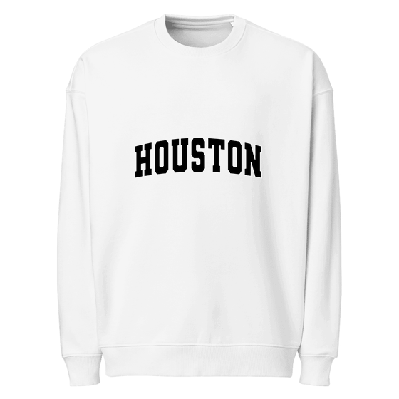 Houston Sweatshirt with Varsity3 design (White)