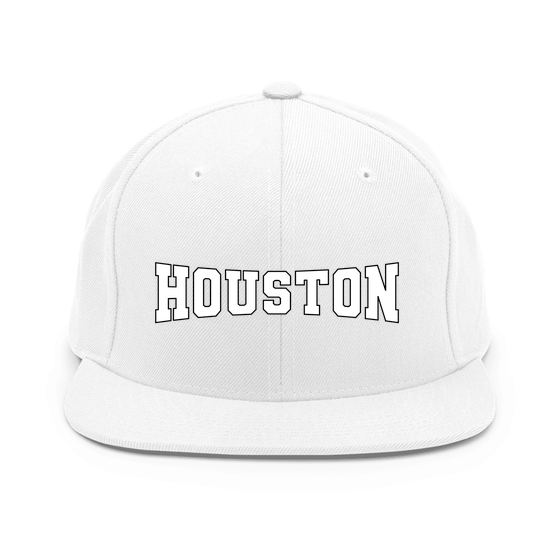 Houston Cap with Varsity4 design (White)