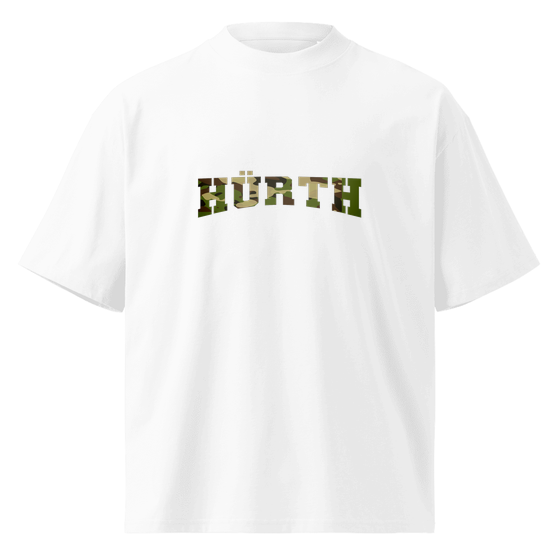 Hürth T-Shirt mit Camouflage-Design (Weiß) – Produktansicht