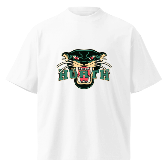 Hürth T-Shirt mit Panther-Design (Weiß) – Produktansicht