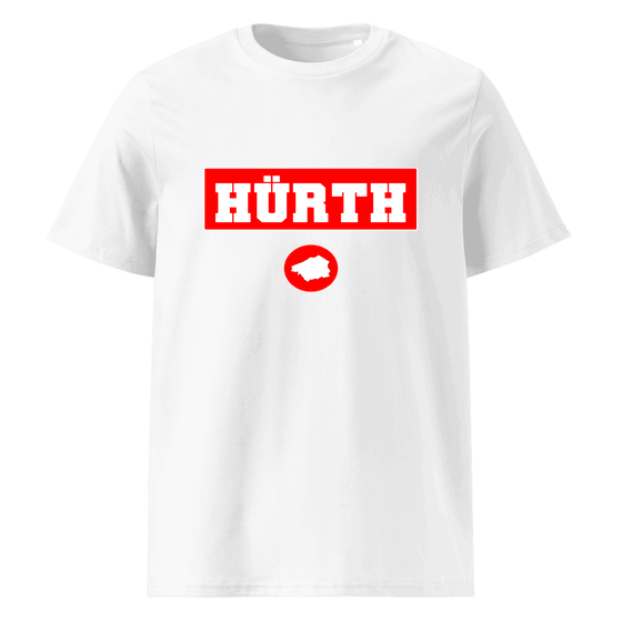 Hürth T-Shirt mit Signal14-Design (Weiß) – Produktansicht