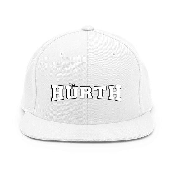 Hürth Cap mit Varsity4-Design (Weiß) – Produktansicht