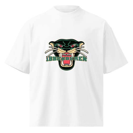 Ibbenbüren T-Shirt mit Panther-Design (Weiß) – Produktansicht