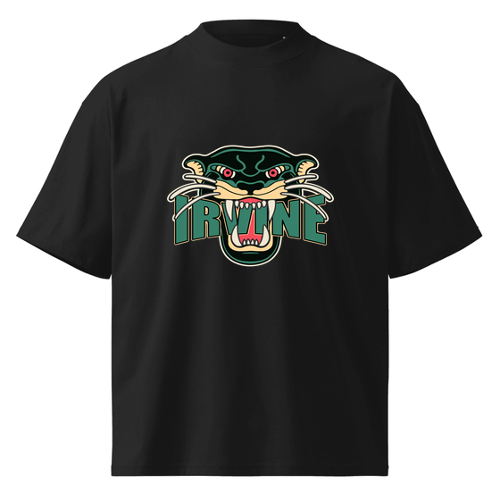 Irvine T-Shirt with Panther design (Black)