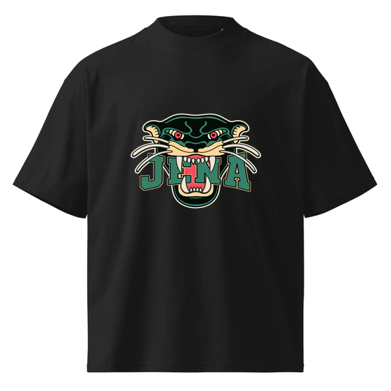 Jena T-Shirt mit Panther-Design (Schwarz) – Produktansicht
