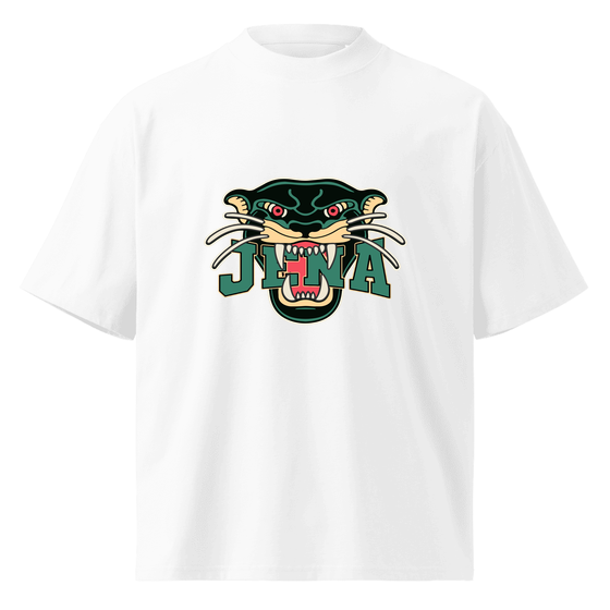 Jena T-Shirt mit Panther-Design (Weiß) – Produktansicht