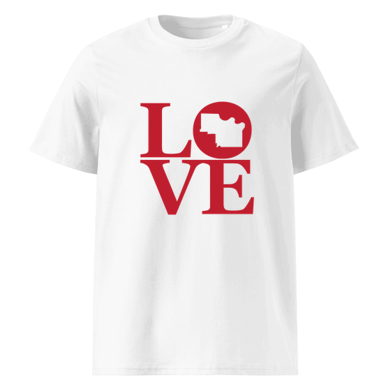 Kansas City T-Shirt with Love design (White)