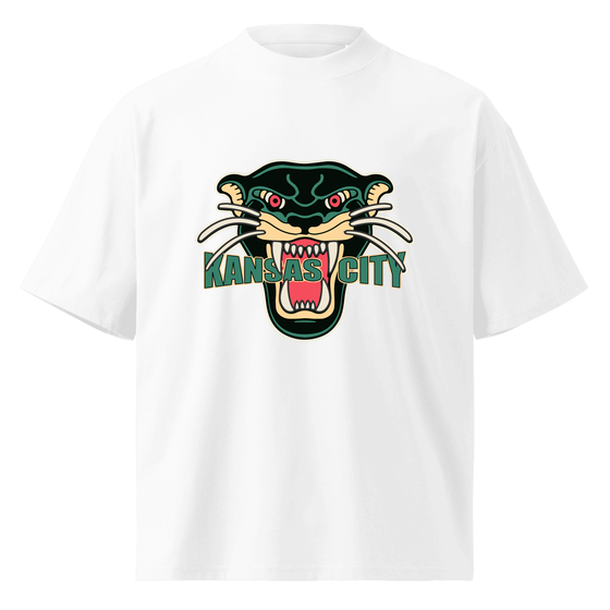 Kansas City T-Shirt with Panther design (White) – Produktansicht