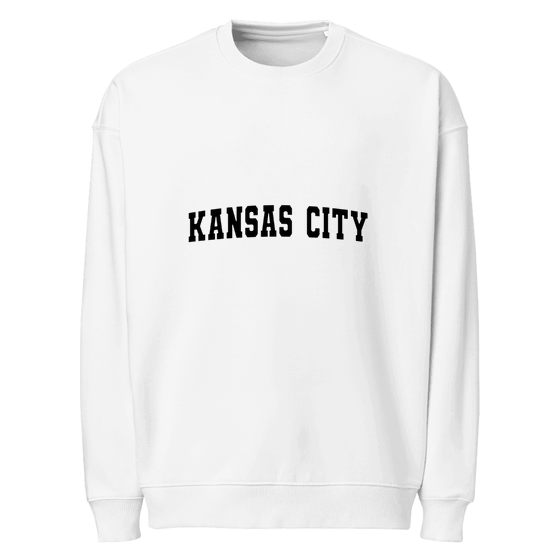 Kansas City Sweatshirt with Varsity3 design (White)
