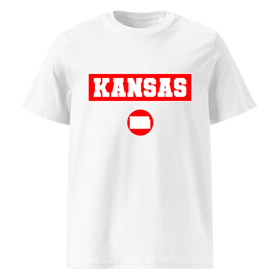 Kansas T-Shirt with Signal14 design (White) – Produktansicht