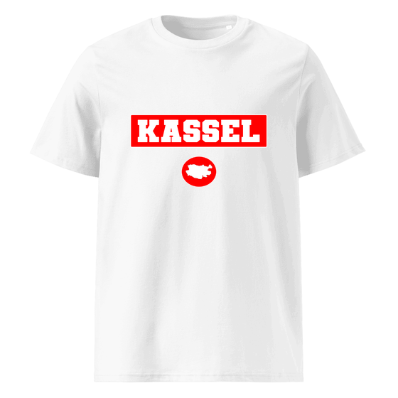 Kassel T-Shirt mit Signal14-Design (Weiß) – Produktansicht