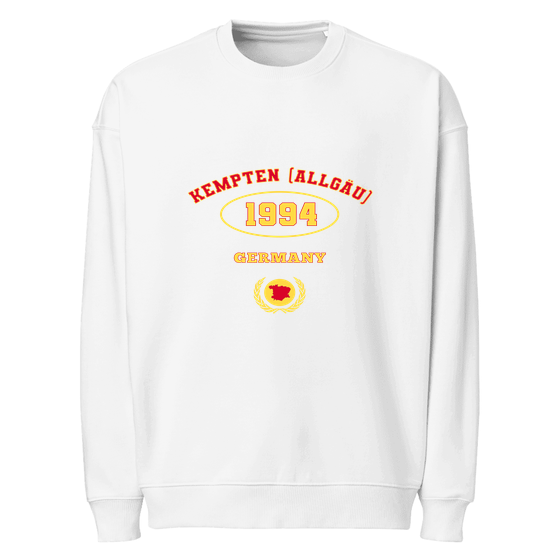Kempten (Allgäu) Sweatshirt mit University 1994-Design (Weiß)