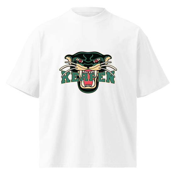 Kerpen T-Shirt mit Panther-Design (Weiß) – Produktansicht