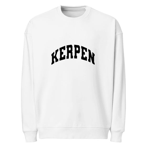 Kerpen Sweatshirt mit Varsity3-Design (Weiß)