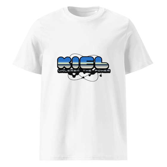 Kiel T-Shirt mit Atom-Design (Weiß) – Produktansicht