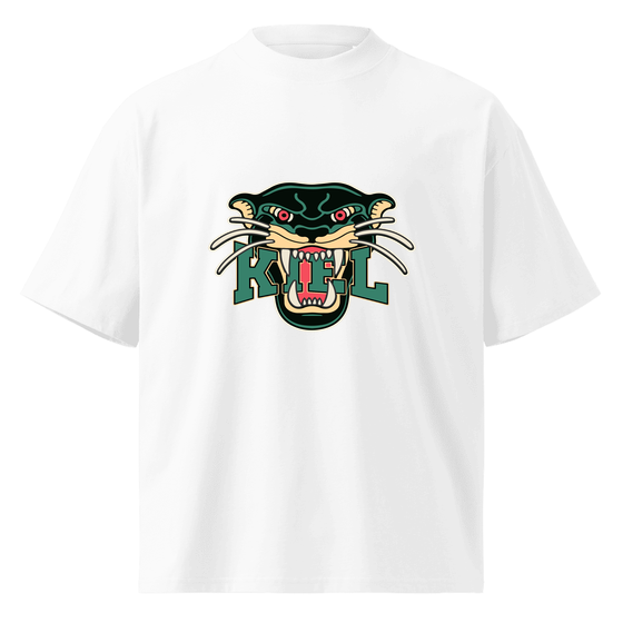 Kiel T-Shirt mit Panther-Design (Weiß) – Produktansicht