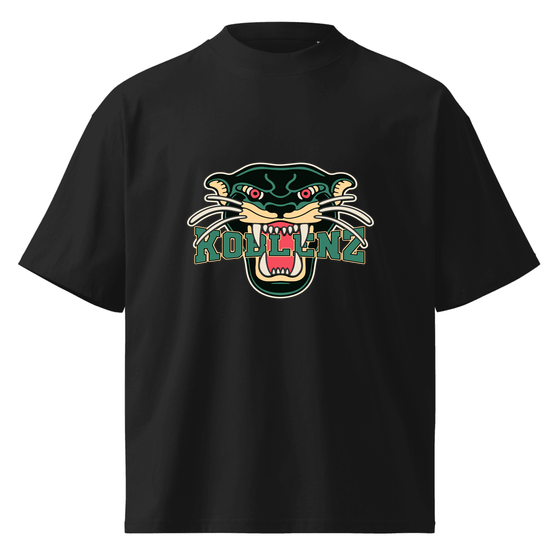 Koblenz T-Shirt mit Panther-Design (Schwarz)