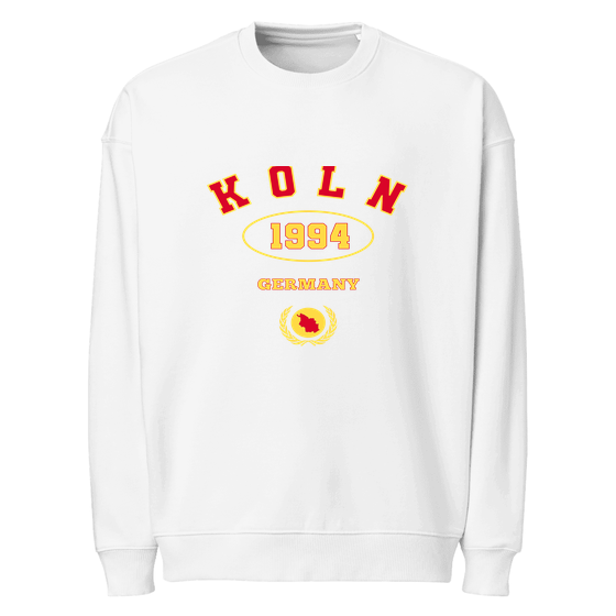 Köln Sweatshirt mit University 1994-Design (Weiß)