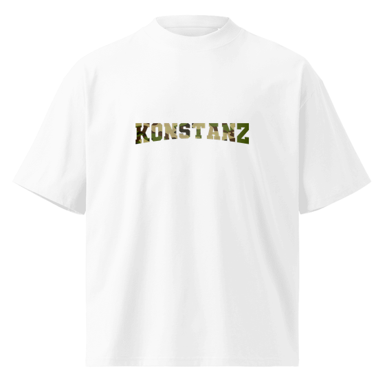 Konstanz T-Shirt mit Camouflage-Design (Weiß) – Produktansicht