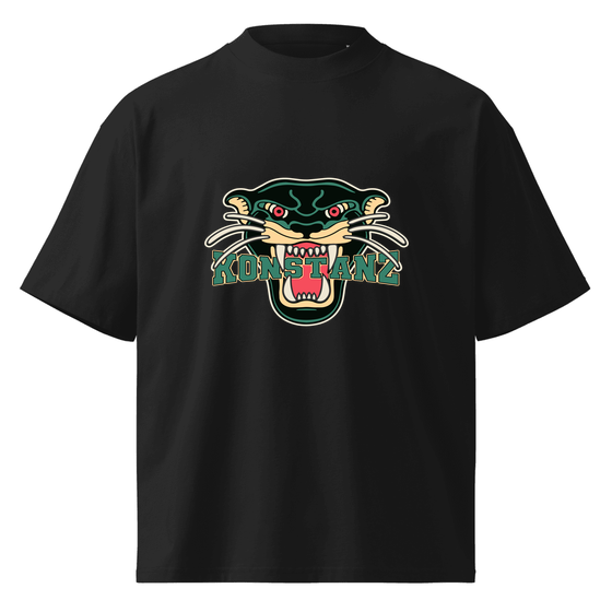 Konstanz T-Shirt mit Panther-Design (Schwarz) – Produktansicht