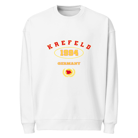 Krefeld Sweatshirt mit University 1994-Design (Weiß) – Produktansicht