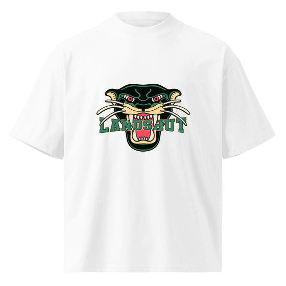 Landshut T-Shirt mit Panther-Design (Weiß) – Produktansicht