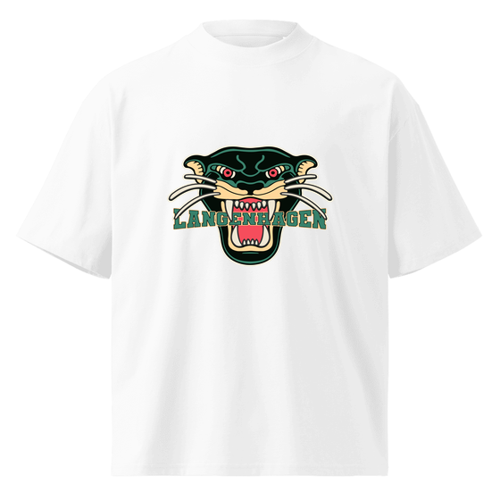 Langenhagen T-Shirt mit Panther-Design (Weiß) – Produktansicht