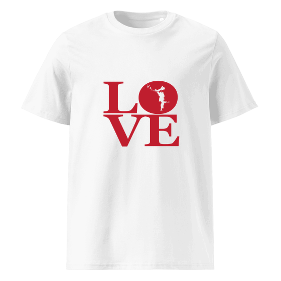 Laredo T-Shirt with Love design (White)