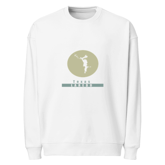 Laredo Sweatshirt with Minimal Moon design (White)