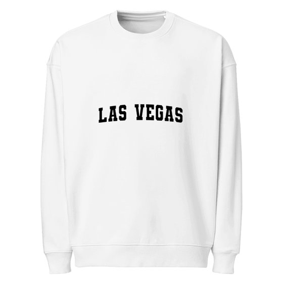 Las Vegas Sweatshirt with Varsity3 design (White)