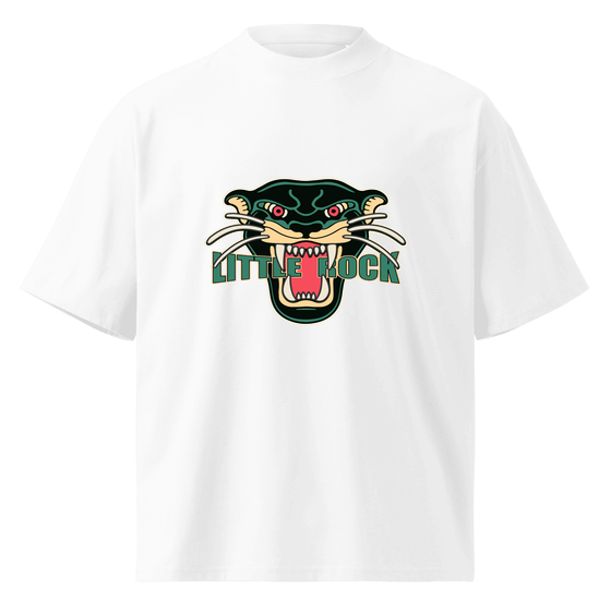 Little Rock T-Shirt with Panther design (White) – Produktansicht