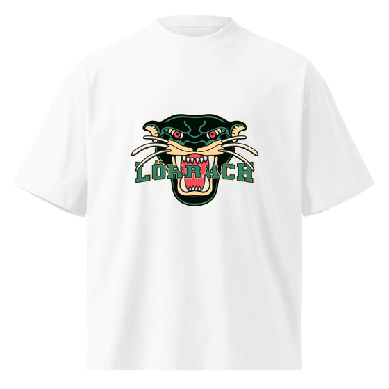 Lörrach T-Shirt mit Panther-Design (Weiß) – Produktansicht