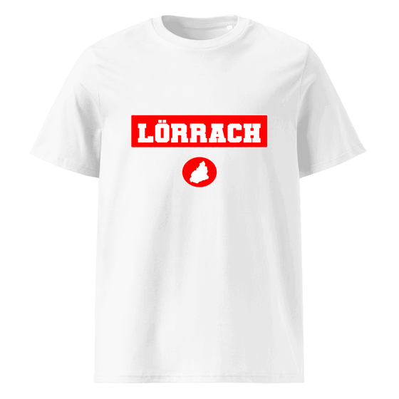 Lörrach T-Shirt mit Signal14-Design (Weiß) – Produktansicht