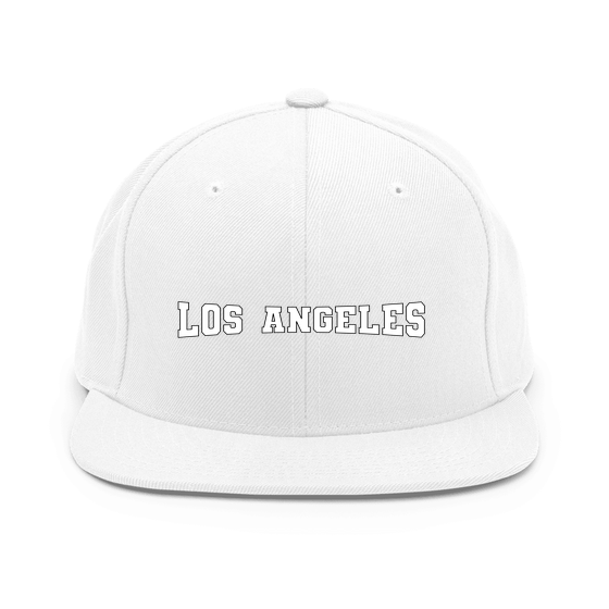 Los Angeles Cap with Varsity4 design (White)