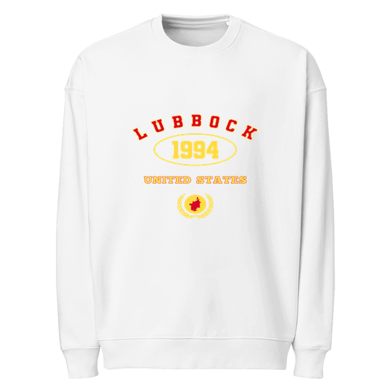 Lubbock Sweatshirt with University 1994 design (White)