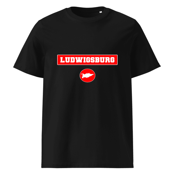 Ludwigsburg T-Shirt mit Signal14-Design (Schwarz) – Produktansicht