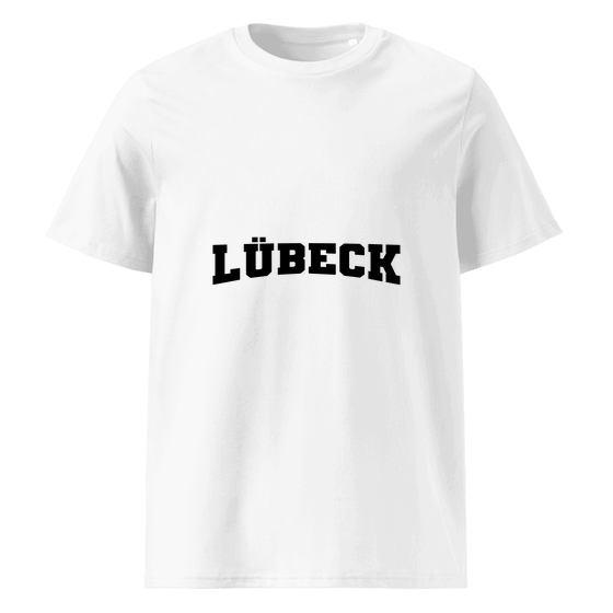 Lübeck T-Shirt mit Varsity17-Design (Weiß)