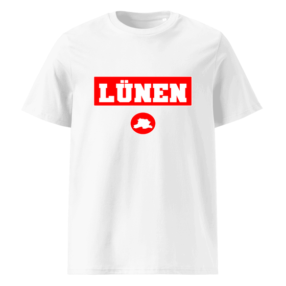 Lünen T-Shirt mit Signal14-Design (Weiß) – Produktansicht