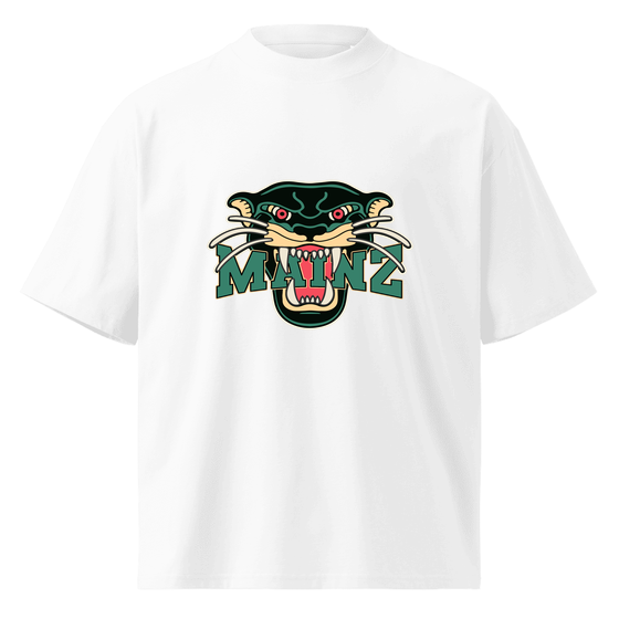 Mainz T-Shirt mit Panther-Design (Weiß) – Produktansicht