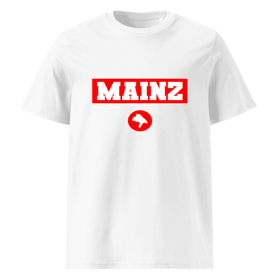Mainz T-Shirt mit Signal14-Design (Weiß) – Produktansicht
