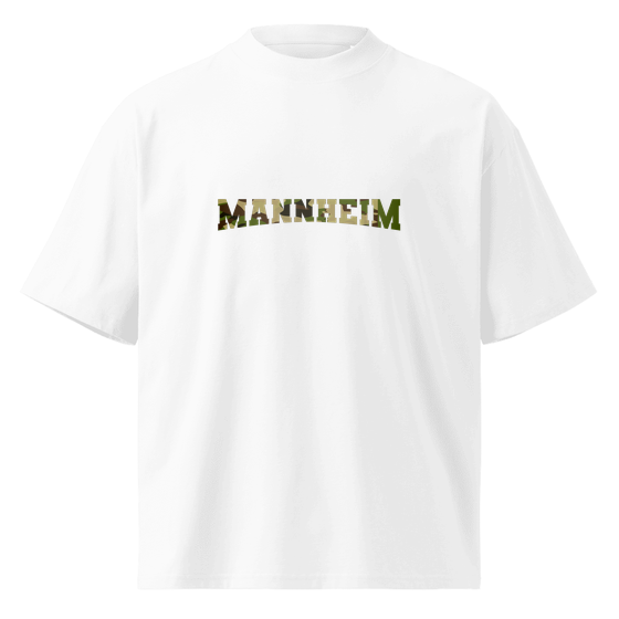 Mannheim T-Shirt mit Camouflage-Design (Weiß) – Produktansicht