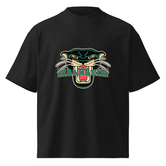 Mannheim T-Shirt mit Panther-Design (Schwarz) – Produktansicht