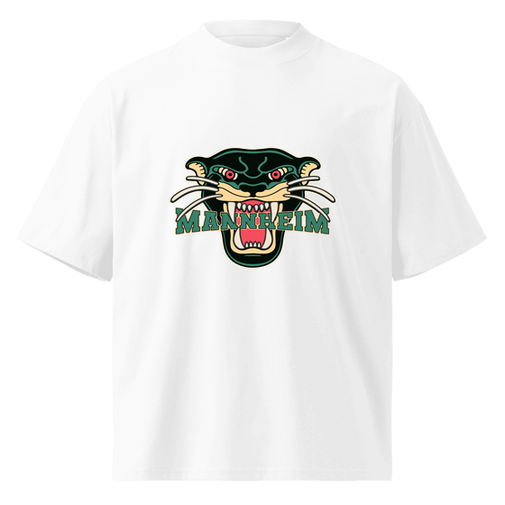 Mannheim T-Shirt mit Panther-Design (Weiß) – Produktansicht