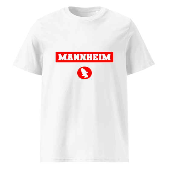 Mannheim T-Shirt mit Signal14-Design (Weiß) – Produktansicht