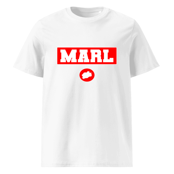 Marl T-Shirt mit Signal14-Design (Weiß) – Produktansicht