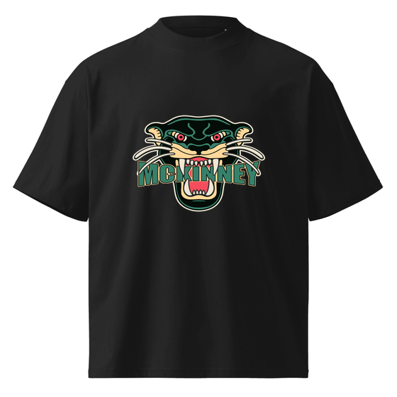 McKinney T-Shirt with Panther design (Black)