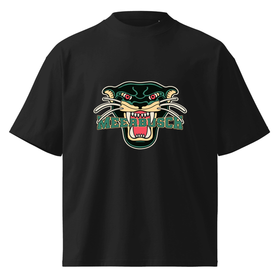 Meerbusch T-Shirt mit Panther-Design (Schwarz)