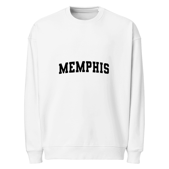 Memphis Sweatshirt with Varsity3 design (White)