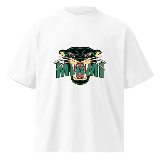 Miami T-Shirt with Panther design (White) – Produktansicht